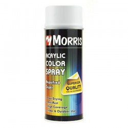 Σπρέi χρώματος Γυαλιστερό Λευκό Morris  (RAL 9010) 400ml