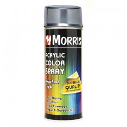 Σπρέι Μεταλλιζέ Βερνικόχρωμα Ασημί Morris 400ml 28545