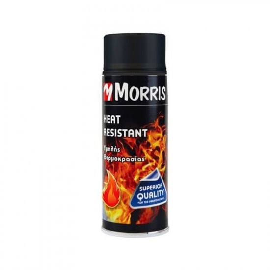 Σπρέι Υψηλής Θερμοκρασίας (Μαύρο) 28547 Morris 400ml