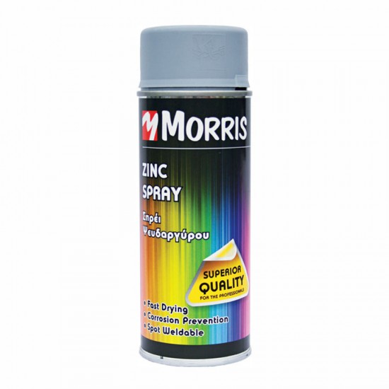 Σπρευ Ψυχρό Γαλβάνισμα Γκρι MORRIS 400ml