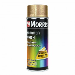 Σπρέι Σφυρήλατη Λάκα Χρυσό Morris Hammer Finish 400ml 28559