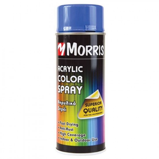 Σπρέi χρώματος ακρυλικό Μπλέ Ουρανού Morris  (RAL 5015) 400ml